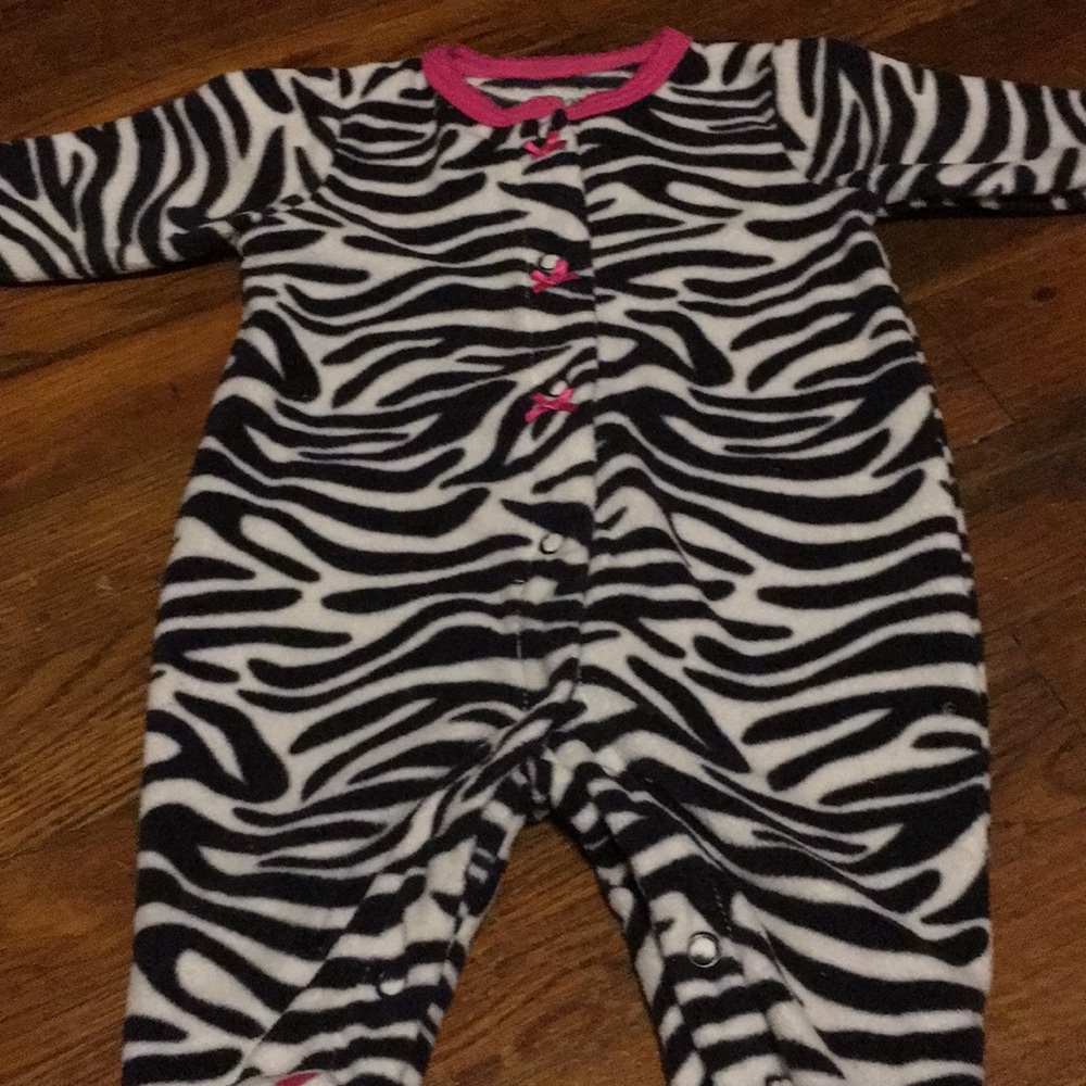 Zebra blanket sleeper